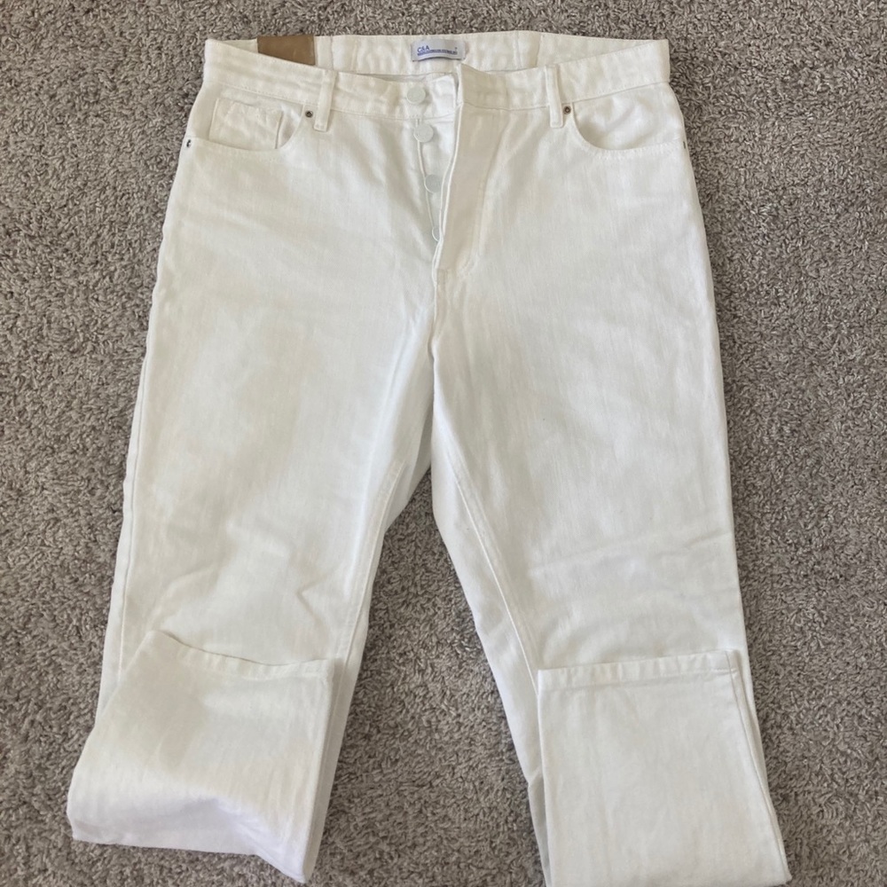 White Mom Jeans